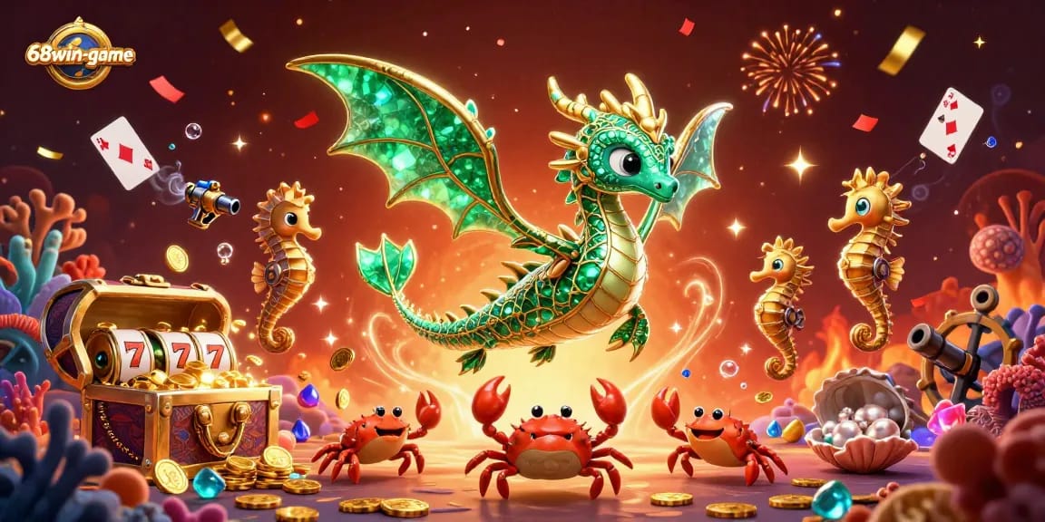 Join the joy of 68win-game with vibrant underwater scenes and exciting slots!