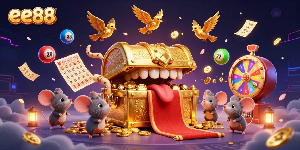 Experience exciting lottery gameplay at ee88 with thrilling lottery balls, bingo cards, and vibrant prizes.