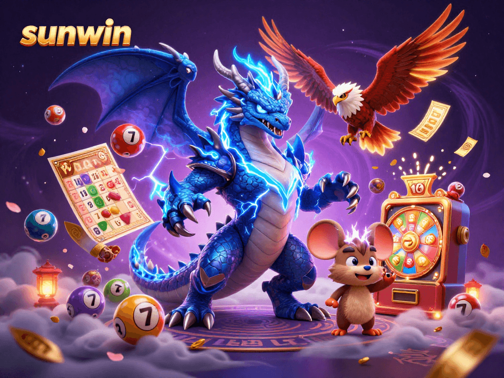 Experience thrilling gameplay at sunwin with vibrant lottery elements and a dynamic casino atmosphere.