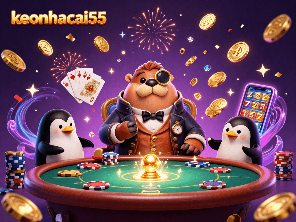 Experience the thrill of keonhacai55 casino gaming with our immersive underwater poker scene!