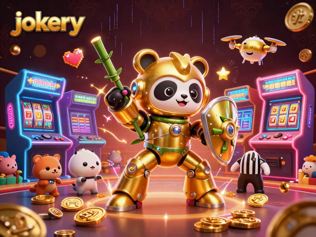 Engage in fun casino action at Jokery with vibrant game icons and cheerful characters.