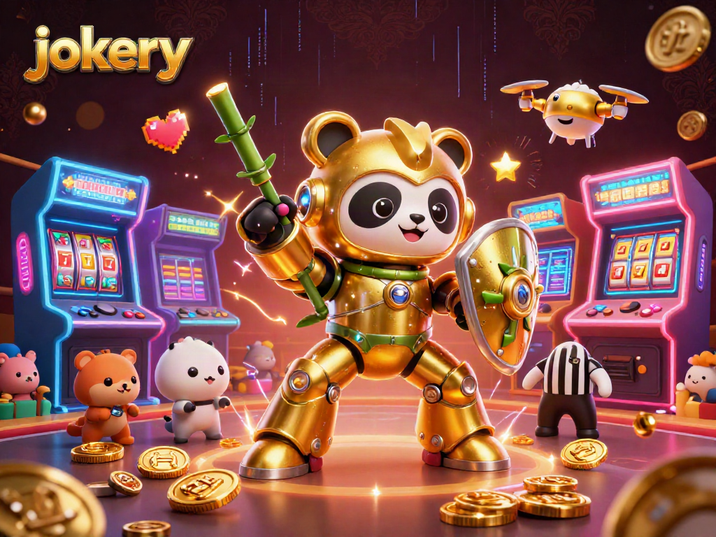 Engage in fun casino action at Jokery with vibrant game icons and cheerful characters.