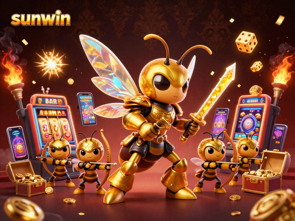 Join the sunwin jackpot adventure with dynamic slot machines and a vibrant casino scene.