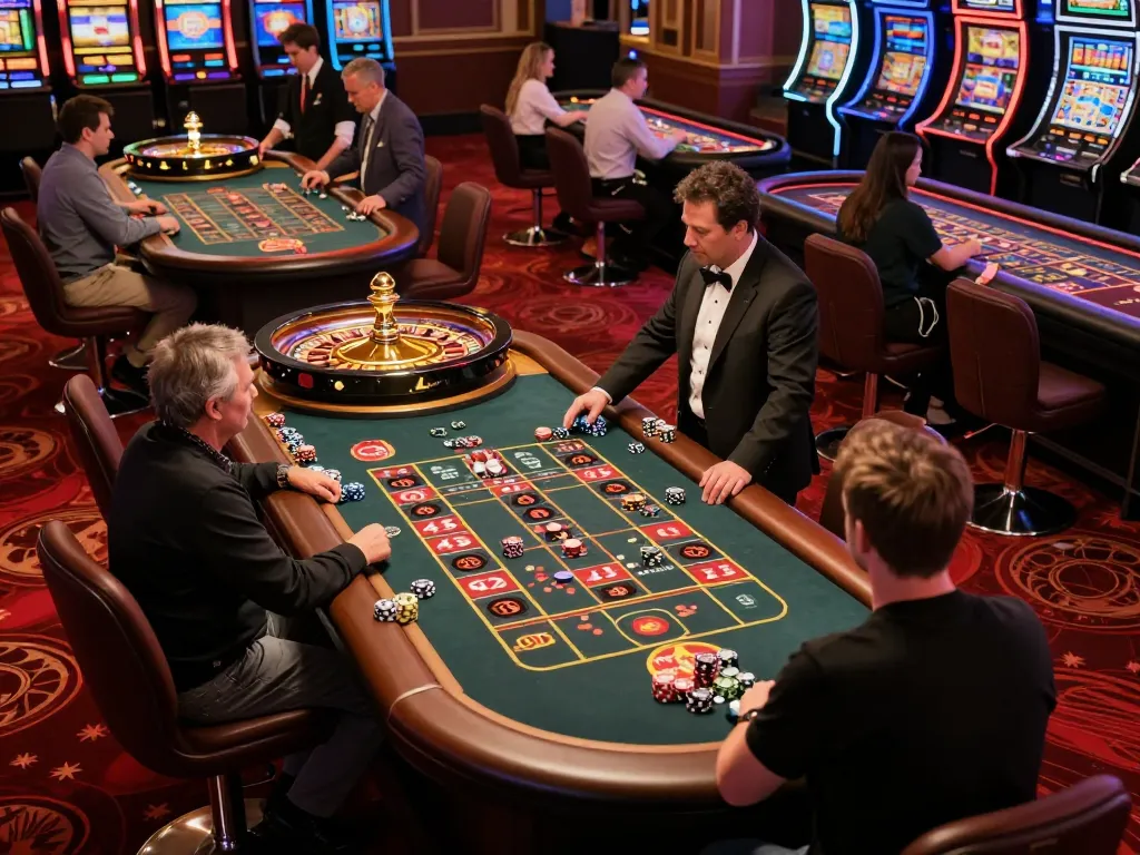 Players engaging in thrilling roulette action at dn88 casino with vibrant atmosphere and dynamic gameplay.