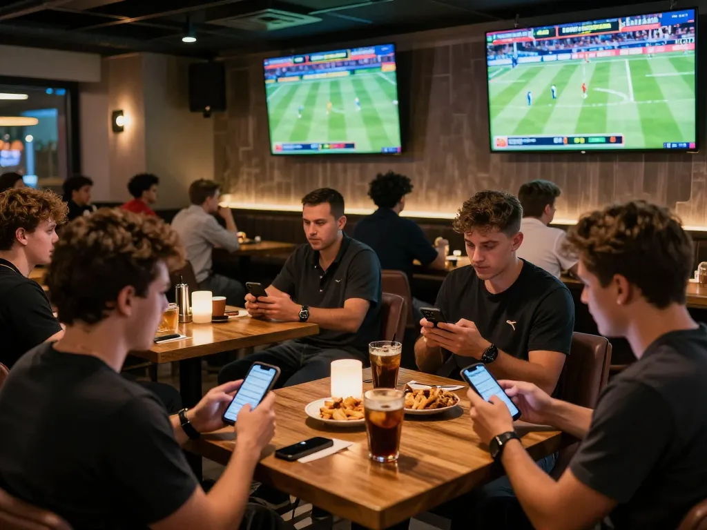 Engaging sports betting scene showcasing 789winf sports fans placing live bets and enjoying the atmosphere.