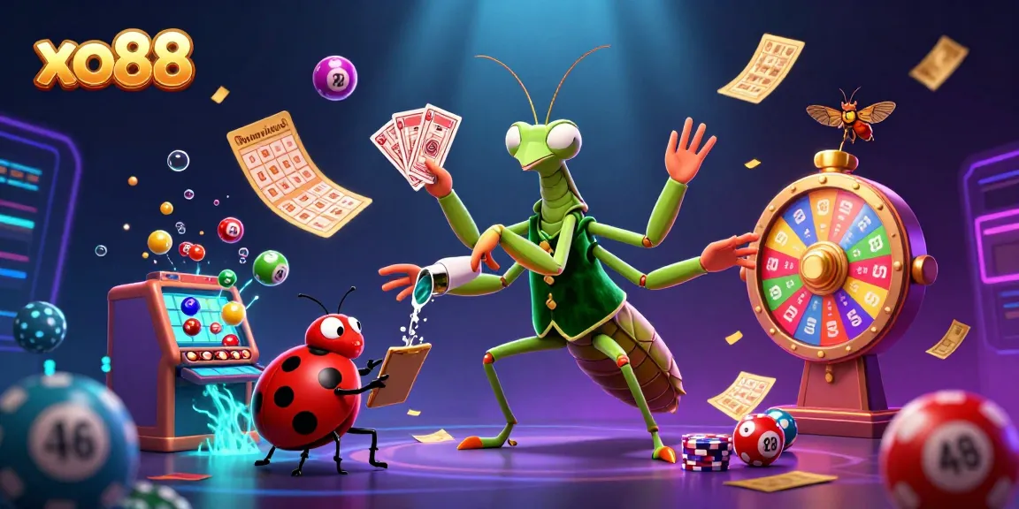 Experience the excitement of xo88 online gaming with dynamic casino elements and characters.