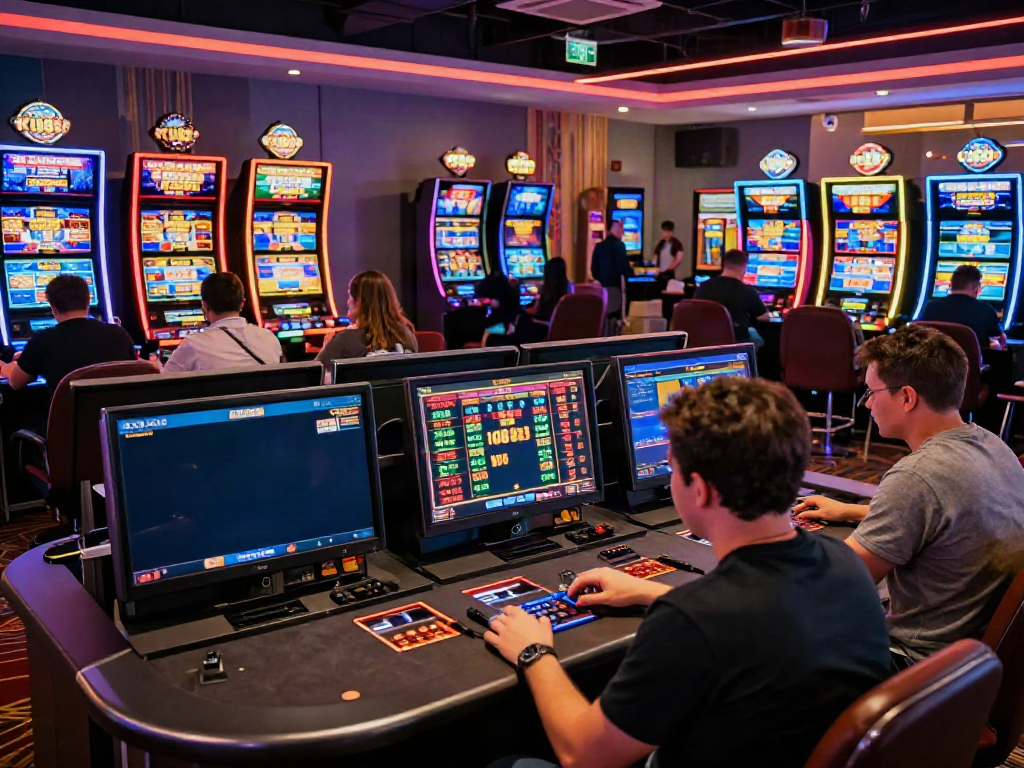 Exciting KU88 online gaming environment with vibrant players and diverse games