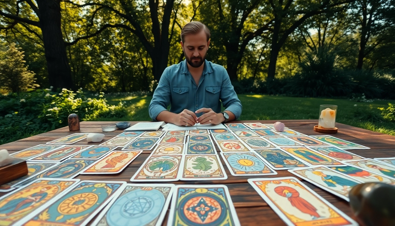 Erlernen der tarotkarten bedeutung durch die Analyse von Karten in einem harmonischen Umfeld.