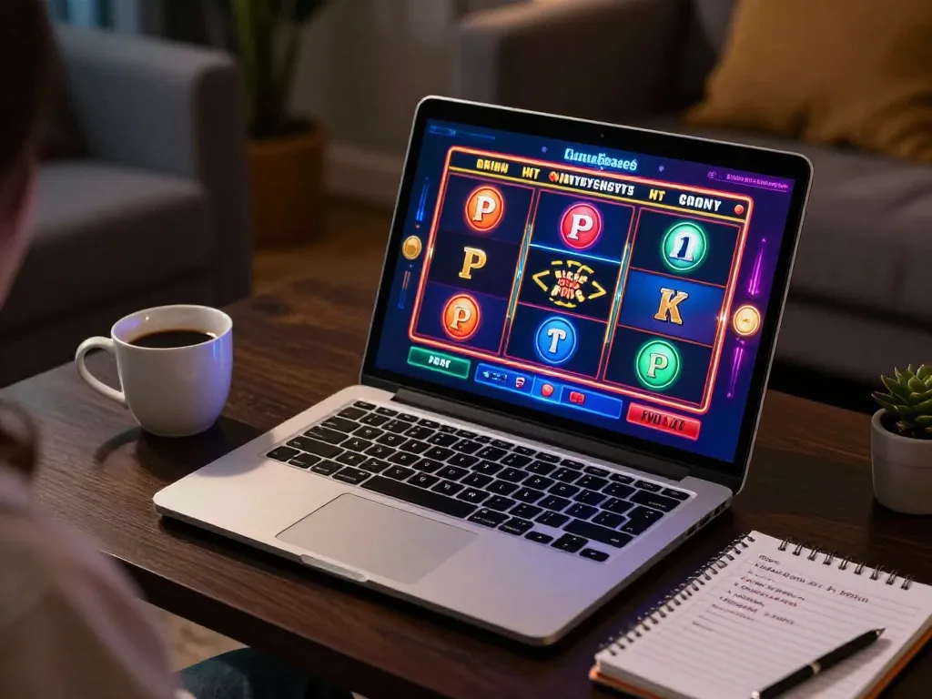 Engaging online gaming experience at casino go8 with slots on display.