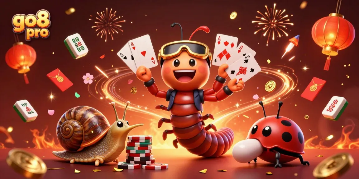 Engage with go8 pro's thrilling games through a vibrant casino scene filled with excitement.