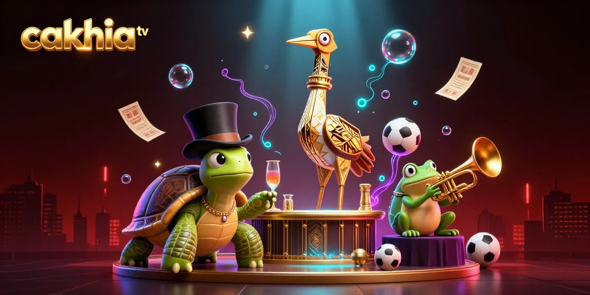 Experience thrilling sports betting with cakhia tv, showcasing vibrant characters and game elements.